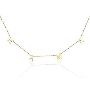Gold Dipped MAMA Necklace Fashion Jewelry Gift for Expecting Mom Maternity Gift